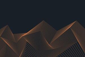 Stylized wireframe landscape formed by intersecting polygonal lines in a digital terrain aesthetic vector
