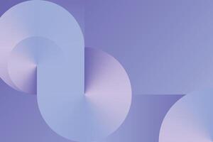 Overlapping radial shapes in a gradient composition with light and dark blue tones blending in an abstract design vector