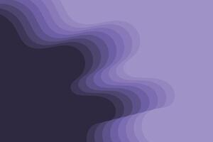 Bright paper cut background featuring flowing wavy shapes and layered curves in violet for trendy decoration vector