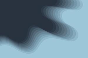 Abstract wavy paper cut background in vibrant grey tones with layered curves and modern geometric style vector