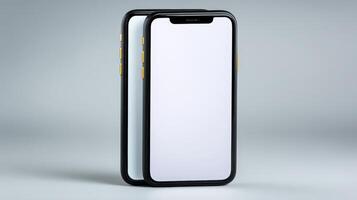 Sleek smartphone design showcasing modern technology with minimalistic appeal photo