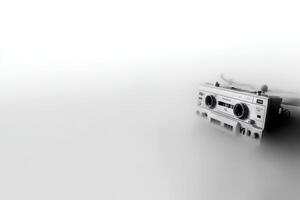 Recorder transitions from analog to digital evolution in a misty setting photo