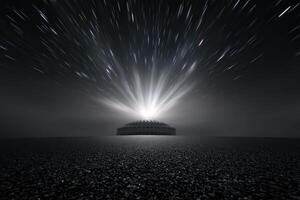 Trance state experience within a VR dome featuring vibrant light effects and immersive atmosphere photo