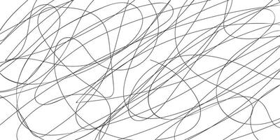 Abstract Linear Pattern on White Background with Intricate Overlapping Lines vector