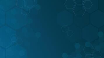 This abstract background has hexagon shapes in blue gradient tones, creating a clean, technology inspired geometric design, perfect for business, creative, or digital projects. vector