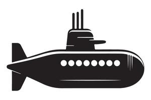 Detailed Submarine Silhouette The Ultimate Guide To Technology vector