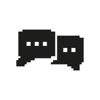Pixel Art Ghosts Icon. Retro Gaming, Arcade Characters, And Vintage Game Symbol. Nostalgic 8-Bit Style. Isolated Illustration vector