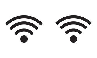 Wi-fi icon, wi-fi symbols. vector