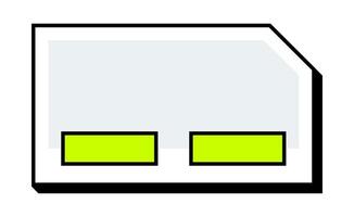 Futuristic Tech Frame with Neon Highlight. Digital Interface Outline. vector