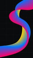 Futuristic fluid gradient. Wave colorful background. vector