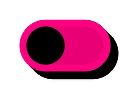 ON OFF toggles switch buttons set. Modern web and mobile app switch button interface elements. Setting toggle icons vector