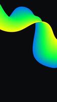 Futuristic fluid gradient. Wave colorful background. Fluid shape vector