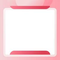 Playful Modern Frame in Warm Tones for Creative Digital Content and Promotions vector