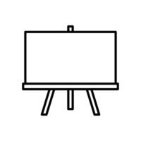Blackboard icon for teaching and presentation vector