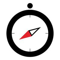compass icon on transparent background vector