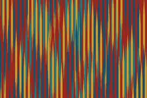 Vertical Stripes in Rustic Earth Tones. Ikat Pattern Design for Fabric. Ethnic fabric design. vector