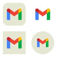 gmail icon with transparent background vector