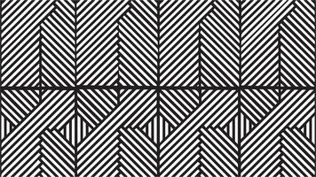 Seamless pattern with abstract geometric line texture, black on white background. Light modern simple wallpaper, bright black backdrop, monochrome graphic element vector