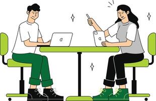 Problem Solvers Illustration vector