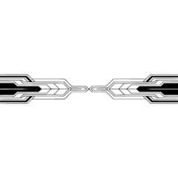 Abstract Tech Circuitry on White Background vector