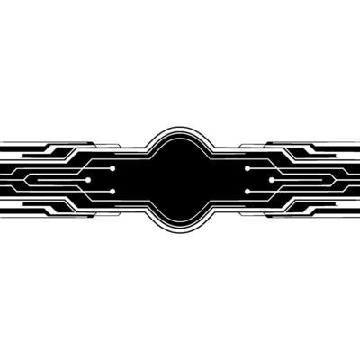 Futuristic Tech Banner Circuit Board Style