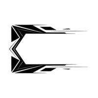 Abstract Geometric Frame, Futuristic , Illustration, Background Element vector