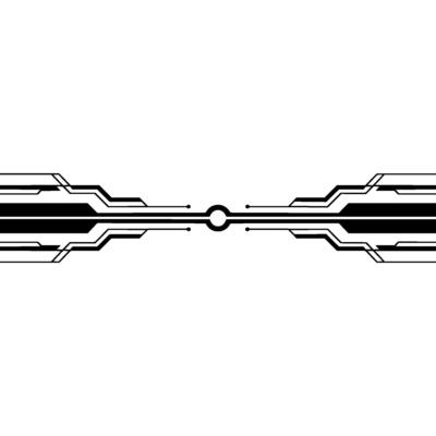 Minimalist Tech Circuit on Grayscale Background