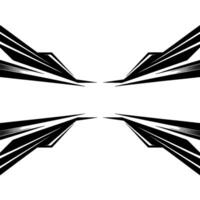 Abstract Black Lines on Grayscale Background vector