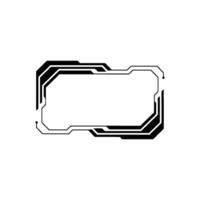 Scifi Interface Frame Futuristic Tech , White Space vector