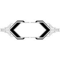 Modern Technology Futuristic Circuit Board Elements on Gradient Background vector