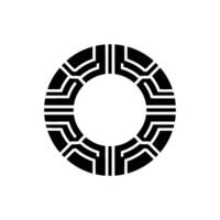 Abstract Geometric Circle , Minimalist, Modern vector