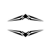 Abstract Geometric Arrow on Gradient Background vector