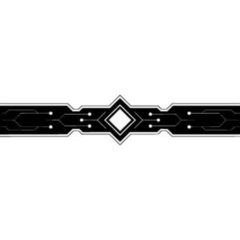 Tech Abstract Geometric Circuit Board on Gradient Background vector