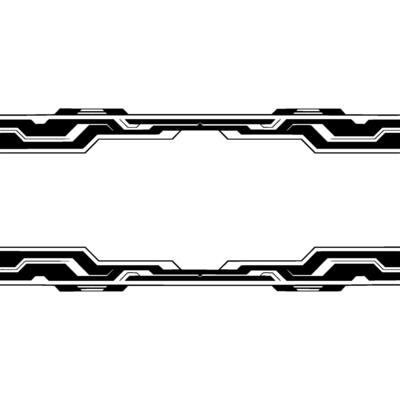 Modern Tech Frame Border, Cyberpunk Abstract , Blank Space Background