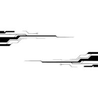 Futuristic Tech Circuitry , Modern Minimalist Background vector