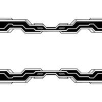 Techinspired Interface Element on White Futuristic for Digital Branding vector