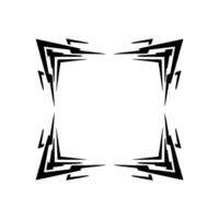 Modern Geometric Frame With Gradients, Minimalist vector