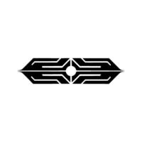 Sleek Minimalist Geometric With Gradiant, Space, and Clean Lines vector