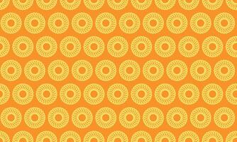 Vibrant orange and yellow geometric pattern. Repeating circular design ideal for backgrounds, textiles, or website design. Stylish, modern, and versatile. Evokes warmth, energy, and optimism. vector