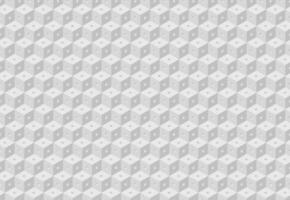 Sleek, repeating grayscale cube pattern. Ideal for modern website backgrounds, tech presentations, or minimalist designs. Creates a sense of depth and order, conveying structure and precision. vector