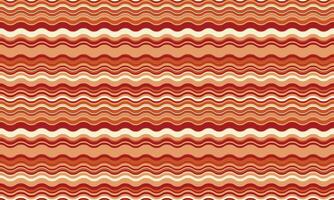 Abstract wavy stripes in warm autumnal hues. Perfect for fallthemed designs, websites, or textile prints. This seamless pattern offers a retro vibe with modern appeal. vector
