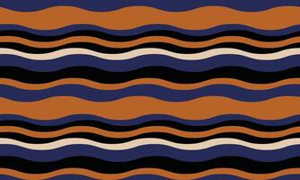 Seamless wavy stripes pattern in earthy tones. Perfect for textile design, website backgrounds, or branding projects. This retroinspired design evokes feelings of fluidity and energy. vector