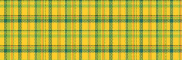 Vibrant yellow, green, and orange plaid pattern. Perfect for textile design, website backgrounds, or packaging. This cheerful, repetitive texture evokes feelings of warmth and optimism. vector