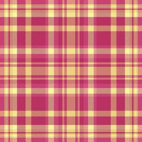 Vibrant pink and gold plaid pattern. Classic textile design, ideal for backgrounds, digital art, or fashion concepts. Timeless, versatile, and eyecatching. vector