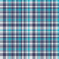 Stylish teal and gray plaid pattern. Perfect for textile design, fashion, website backgrounds, or wrapping paper. vector