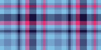 Classic tartan plaid pattern in cool blues and pinks. A timeless texture ideal for backgrounds, textiles, and design elements. Evokes comfort and tradition. vector