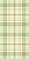Subtle pastel green and peach plaid pattern. Perfect for textile design, website backgrounds, or stationery. Evokes feelings of calm and serenity. vector
