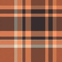 Classic tartan fabric background featuring warm, earthy tones. Textile pattern suitable for backgrounds, apparel design, or festive themed projects. vector