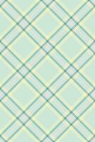 Elegant pastel plaid pattern. Soft mint green and pale yellow crisscross design. Perfect for textile prints, backgrounds, or website designs. Evokes a feeling of serenity and spring. vector