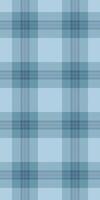Old seamless tartan fabric, customizable textile plaid background. Ribbon texture pattern check in cyan and pastel colors. vector